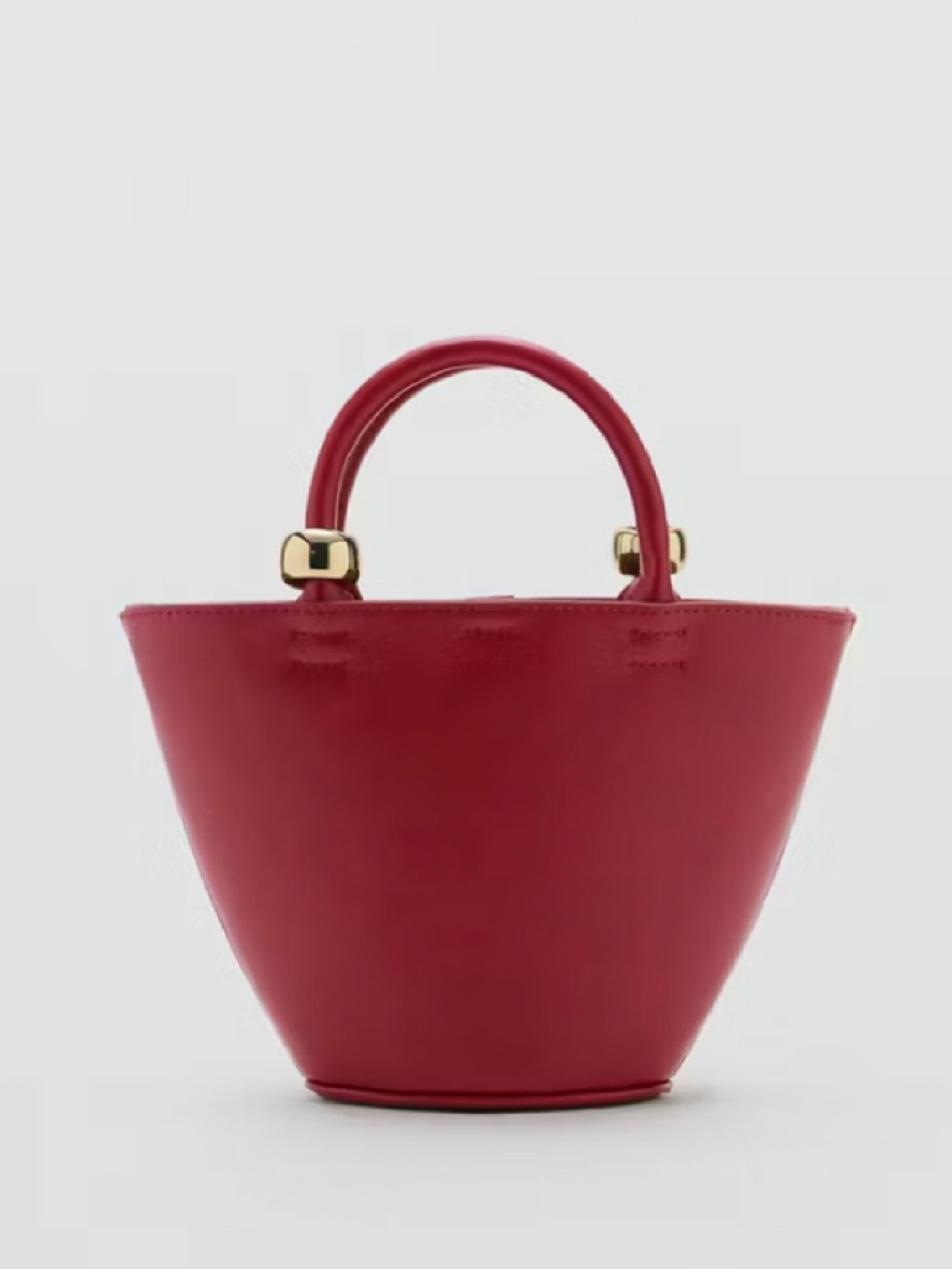 Mango MINI SHOPPER BAG WITH METALLIC DETAIL